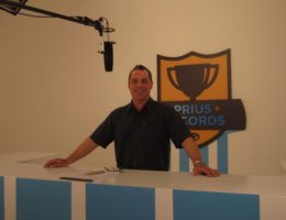 Bob Bekian on set prius commercial