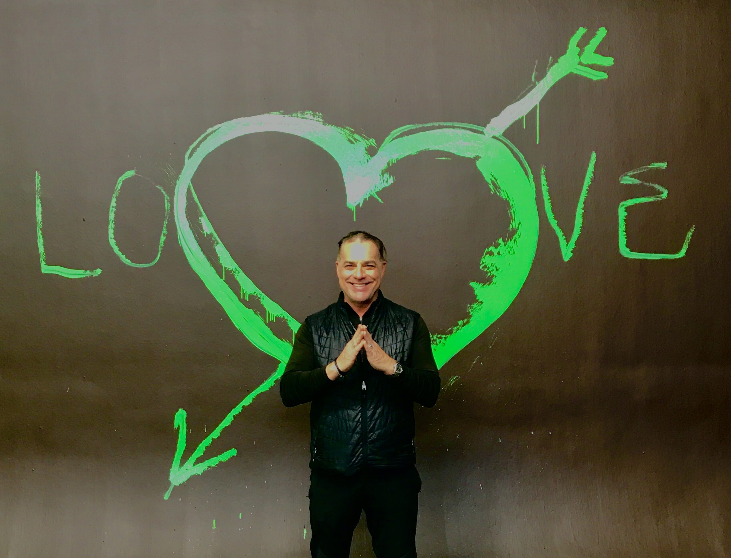 Bob Bekian sends his message of LOVE to everyone