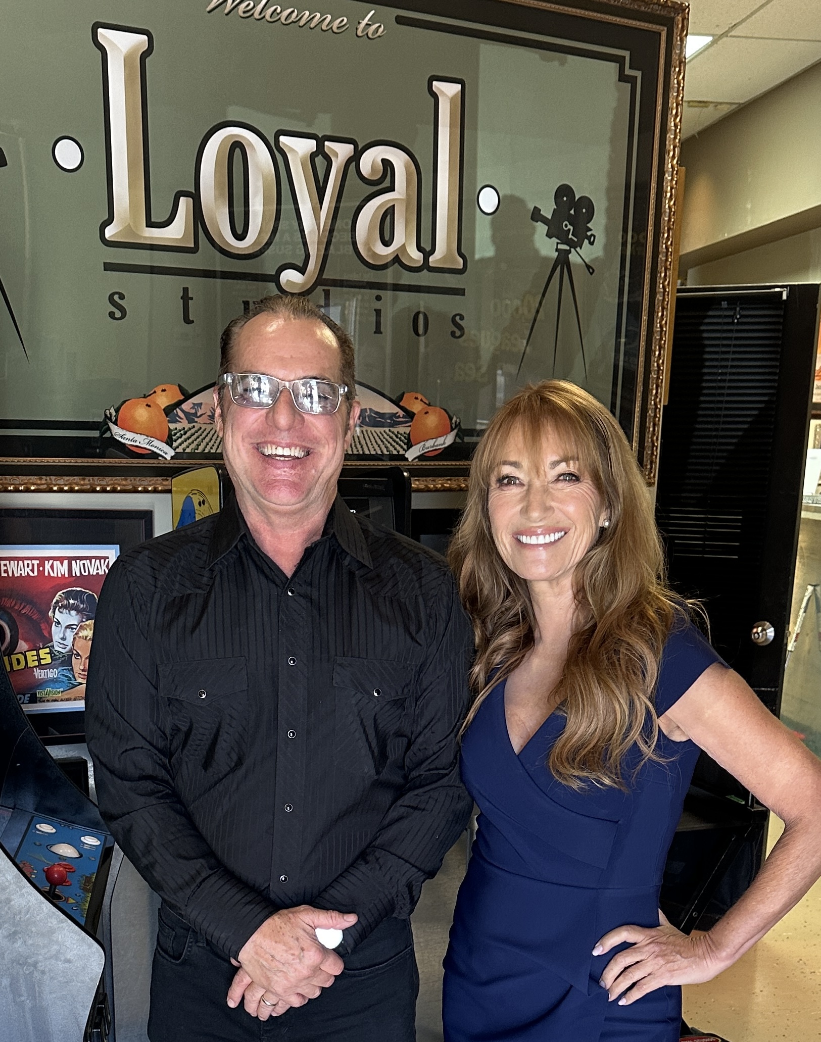 Bob and Jane Seymour at Loyal Studios