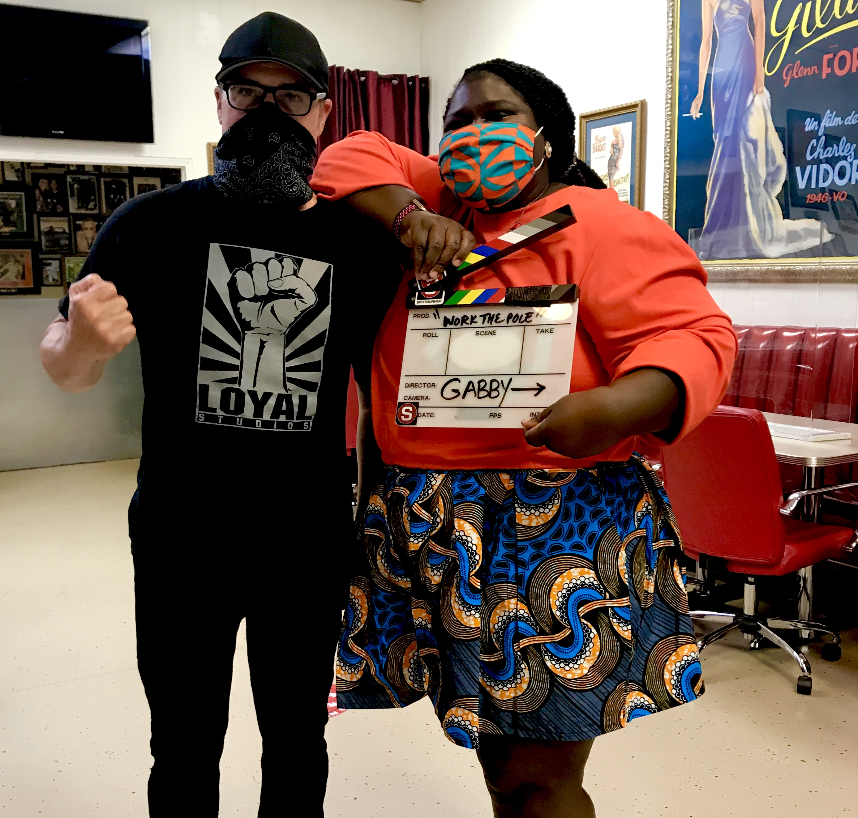 Bob Bekian with Gabourey Sidibe