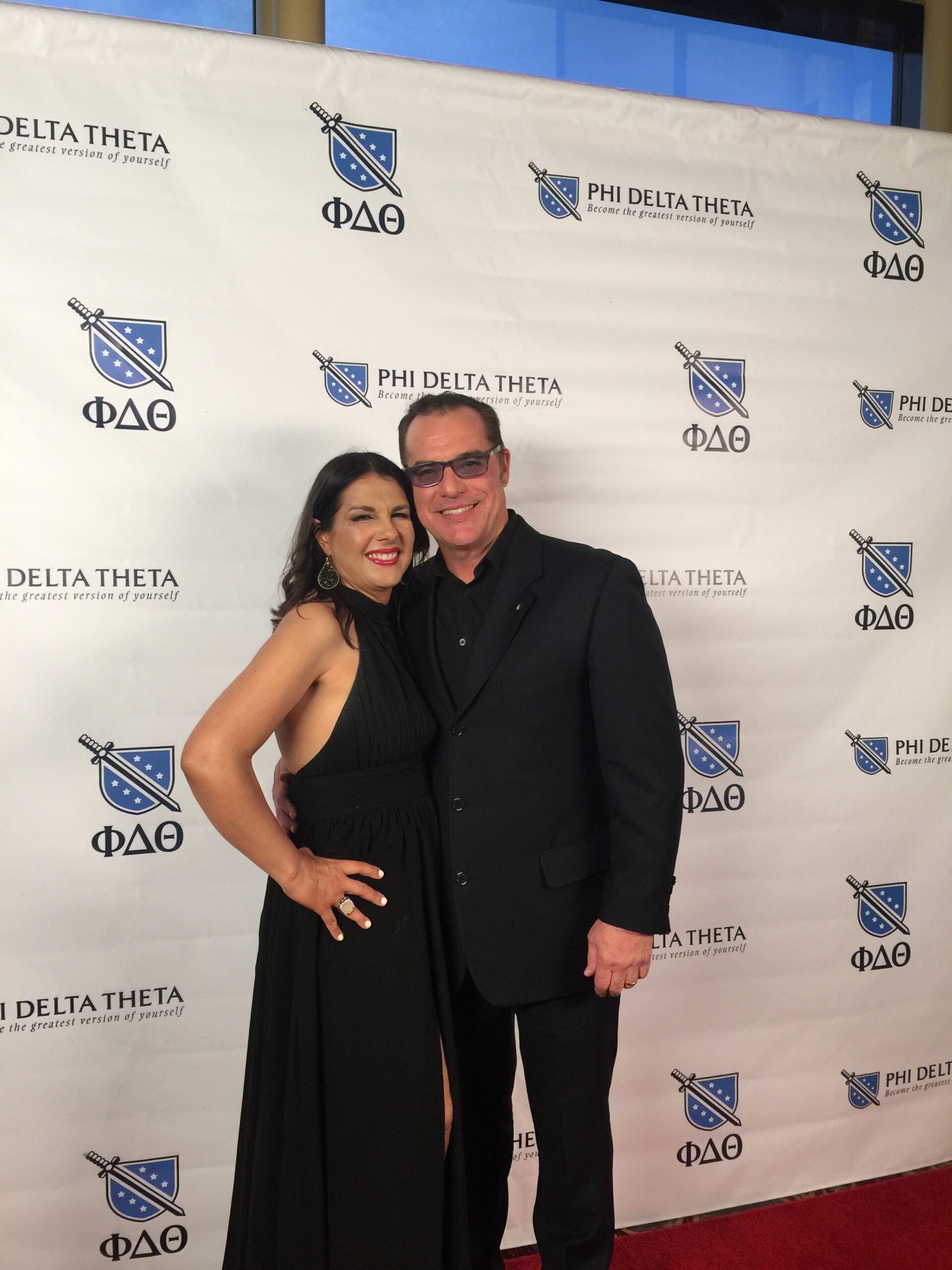 Sonia and Bob celebrate the 50th anniversary of the California Zeta Chapter of Phi Delta Theta Fraternity