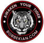 Bob Bekian Logo With text Awaken Your Tiger