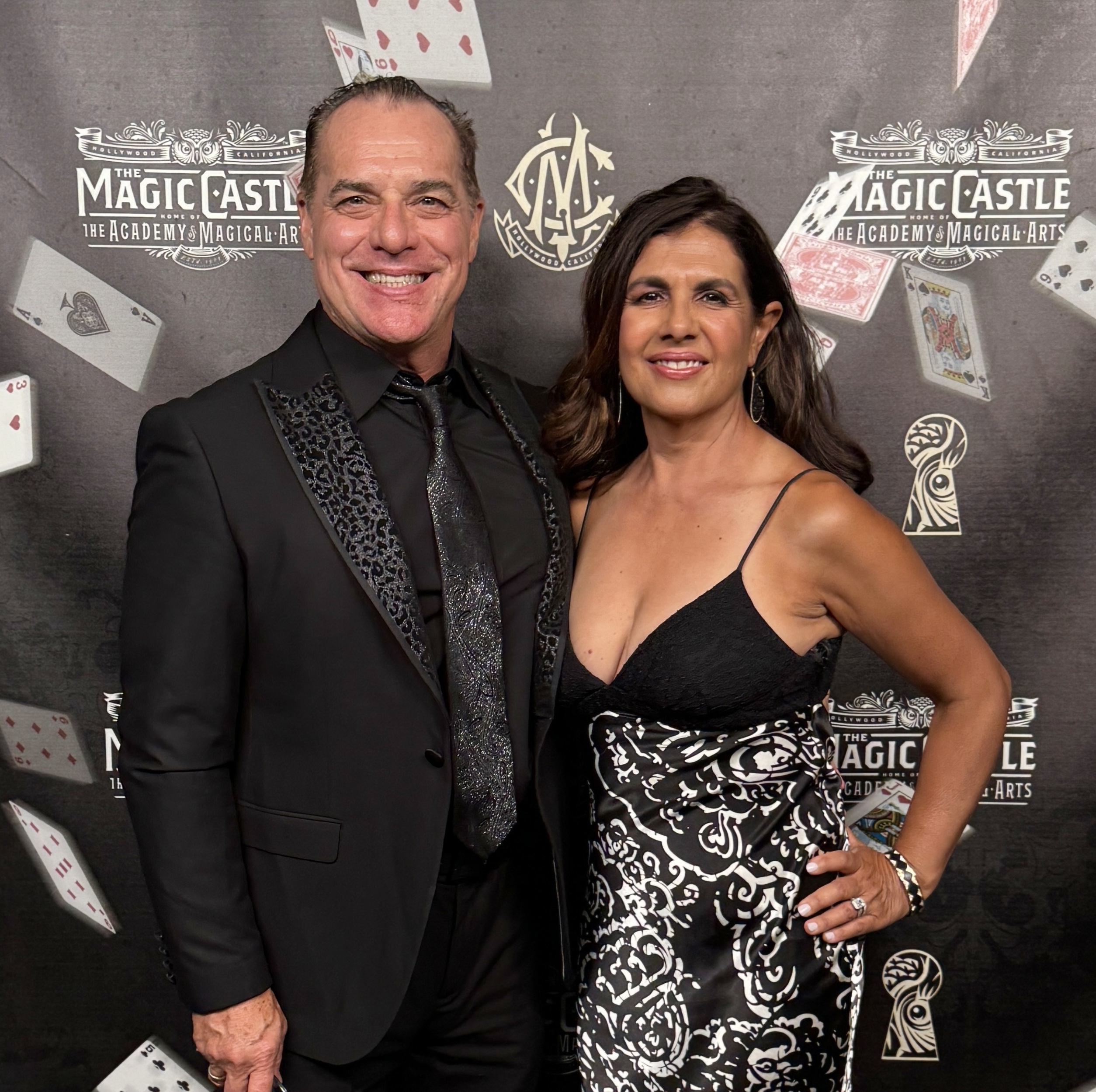 Bob and Sonia Bekian attending a premiere at Holllywood’s Magic Castle