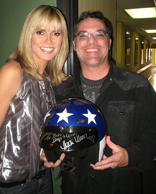 Heidi Klum and Bob Bekian at Bob's Studio in Santa Monica