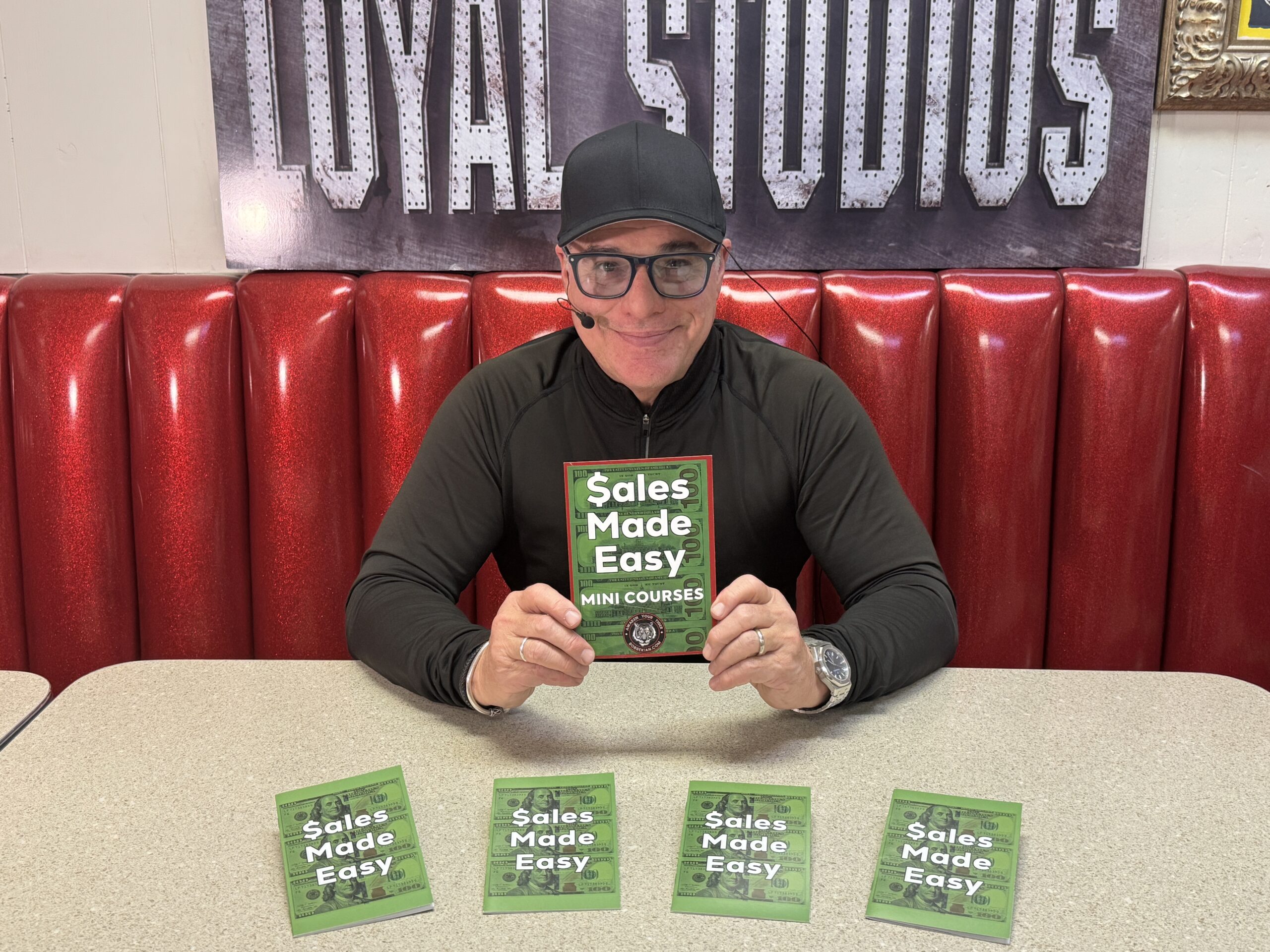 Bob Bekian Promoting his book and mini course for sales made easy